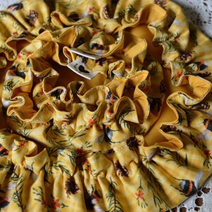 Reusable Mixing Bowl & Jar Covers - 100% Cotton Bumble Bee Print zdjęcie 4