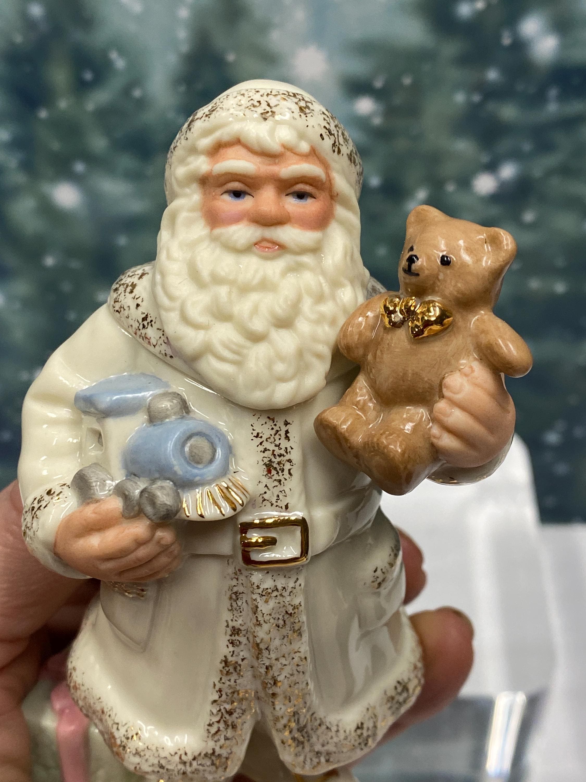 Lenox Santa Figurine - Etsy