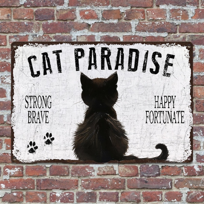 Customizable Cat House Signs, Suitable for Shelters, Play Areas, and ...