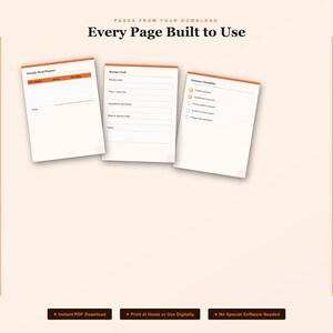 Home Bakery Order Form, Pricing Kit, Recipe Costing Worksheets (PDF Printable) image 3
