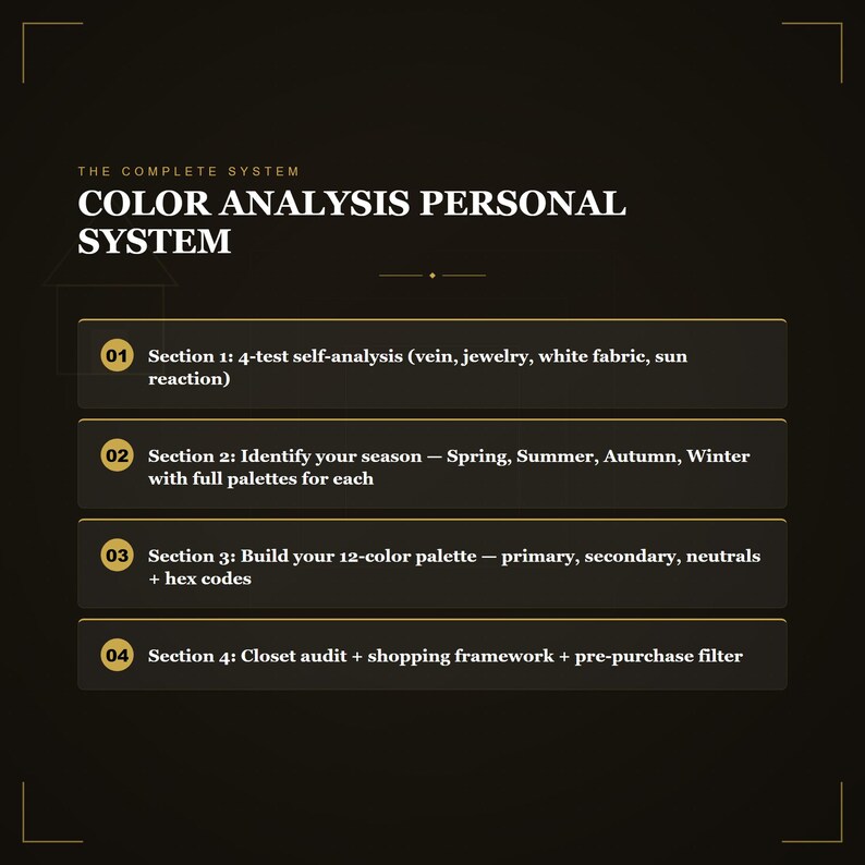 Color Analysis Personal Style Workbook Printable PDF Find Your Season Bundle image 5