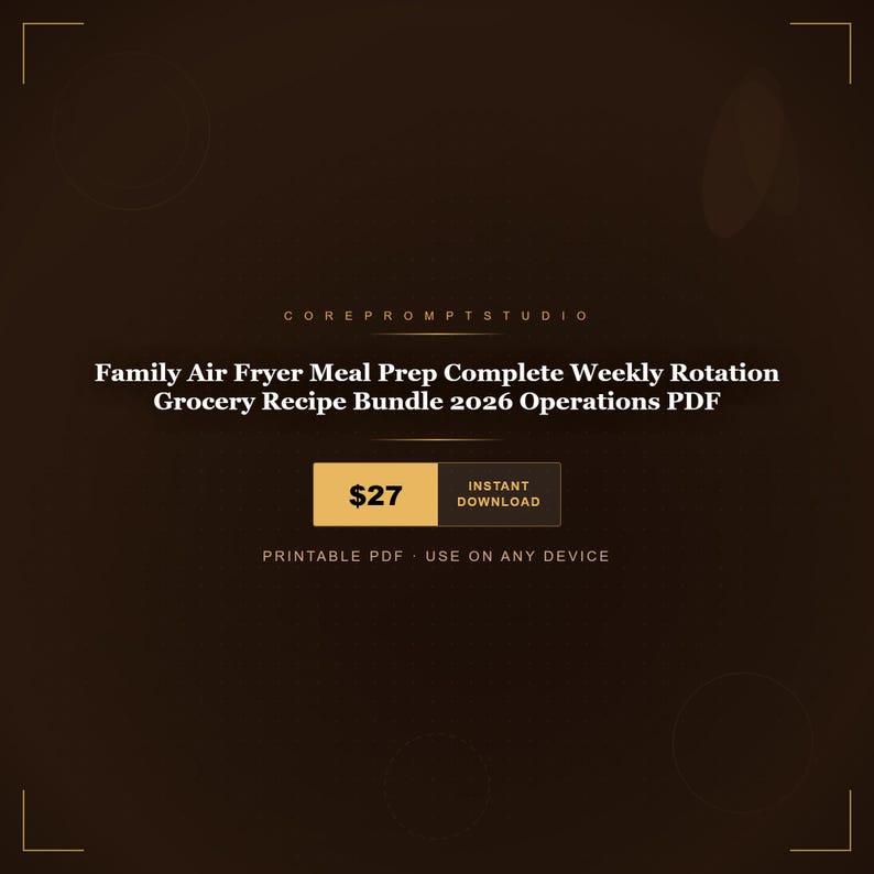 Hot Basket Family Weeknight Cookbook Workbook Bundle 2026 PDF image 1