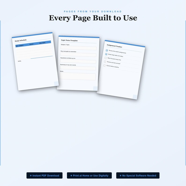 Nursing Student Clinical Survival System | NCLEX Planner, Care Plan Templates (PDF Printable) image 3