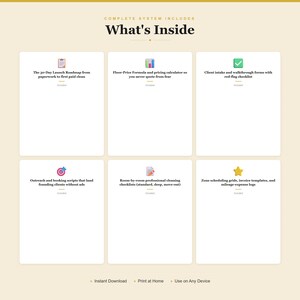 House Cleaning Business System | Intake Forms, Quote Worksheets, Booking Scripts (PDF) image 2