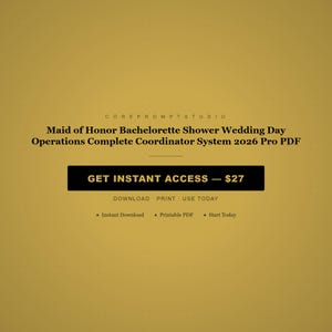 Bridal Squad Tri Event Project Captain Workbook Triple Coordinator Bundle 2026 PDF image 8