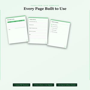 Pet Sitting Service System | Sitter Info Sheets, Visit Checklists, Rate Sheets (PDF Download) image 3