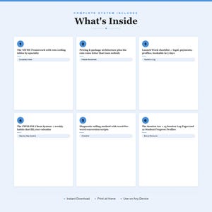 Nachhilfe Business-Startup-System | Nachhilfeplan, Fortschritt Tracker (PDF Download) Bild 2