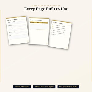Hiking Log and Trail Journal All 63 National Parks Checklist Gear List Printable PDF image 3