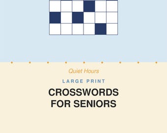 Crucigramas en letra grande para personas mayores / 100 crucigramas fáciles (descarga en PDF)
