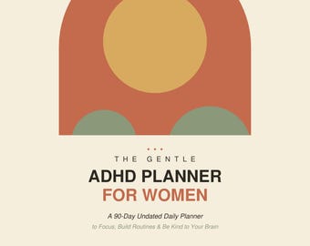 Agenda para mujeres con TDAH / Registro diario de estado de ánimo y hábitos sin fecha (descarga en PDF)