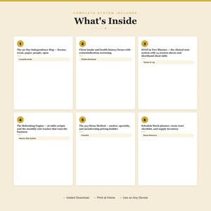 Massage Therapist Business System | Intake, SOAP Notes, Booking Tracker (PDF Download) image 2