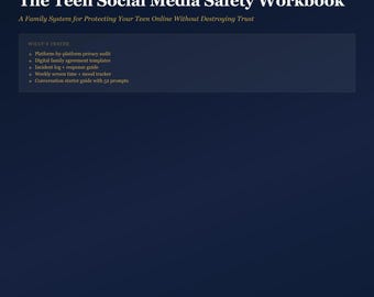 Cuaderno de trabajo sobre seguridad en redes sociales para adolescentes / Acuerdo familiar digital, Registro del tiempo de pantalla (PDF)