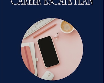 Corporate to Freelance Career Escape Plan | Transition Roadmap Workbook PDF Printable