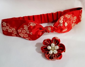 Headband - Chinese Brocade - CUSTOM ORDER