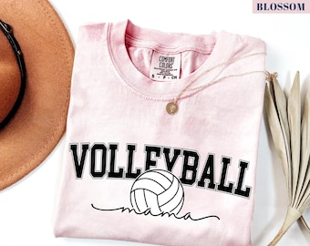 Comfort Colors® Volleyball Mama Shirt: Sport Mom Tee, Game Day Outfit, Volleyball Mom