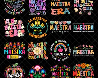 Maestra Teacher Png, Spanish Teacher Png, Back To School, Teacher Life Png, Best Maestra Png, Teacher Appreciation Gift, Digital File