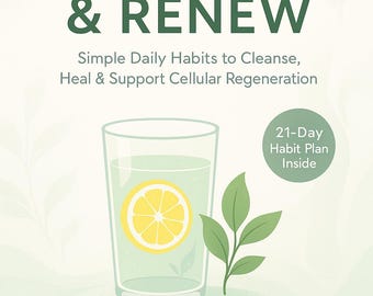 Detox Habit Reset, Simple Daily Guide (Digital Ebook)