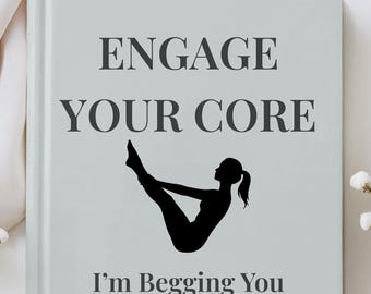 Diario personalizado para instructor de Pilates, regalo para instructor de estudio de Pilates, regalo personalizado para amantes del Pilates, notas de Pilates y planificador de clases para profesores.