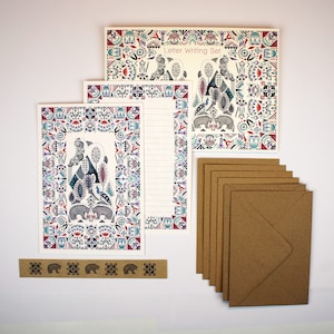 Set de escritura de cartas - Bosque folclórico