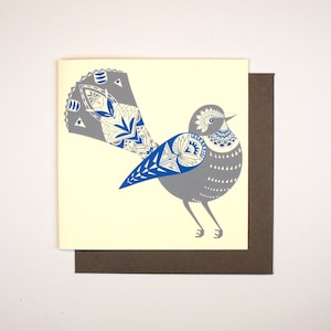 Greeting Card - Fantail ptak