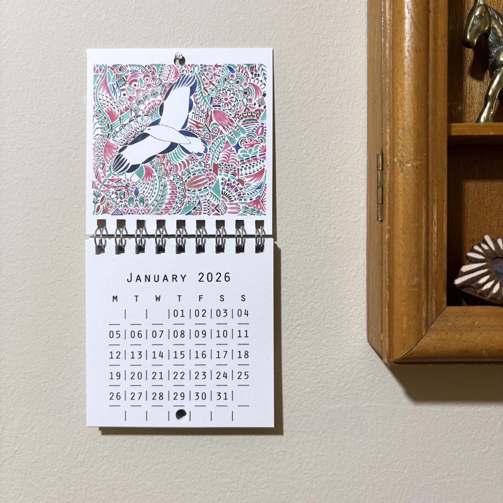 2026 Mini Wall Calendar - Etsy