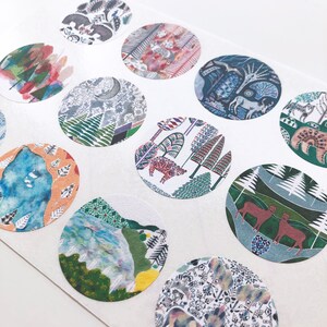 Wald Sticker - 35 mm Bild 2