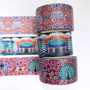 Set of Three Rolls of Washi Tape 25mm image 3