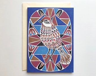 Geo Bird Card