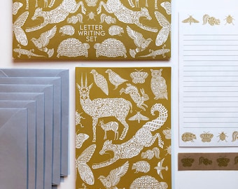 Set per la scrittura di lettere - Gold Fields