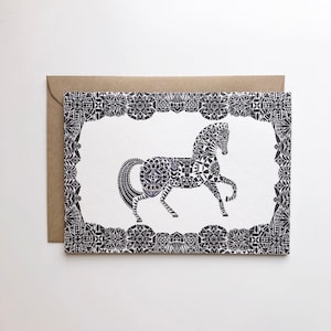 Tarjeta de Secuencias de Caballos