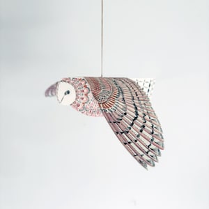 Kit oiseau escamotable - La chouette effraie des clochers