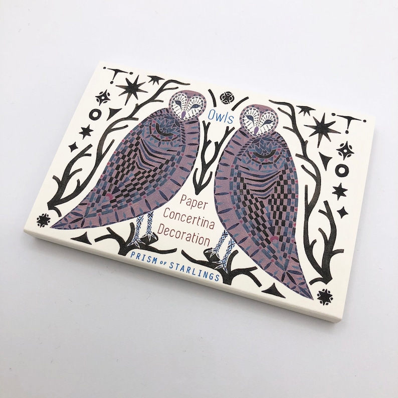 Mini Concertina Book Owls image 5