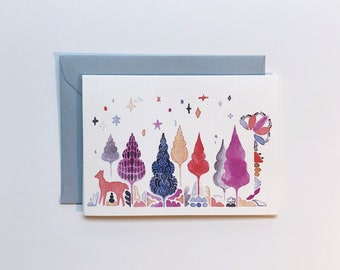 Mini Card - Deer Dreamland