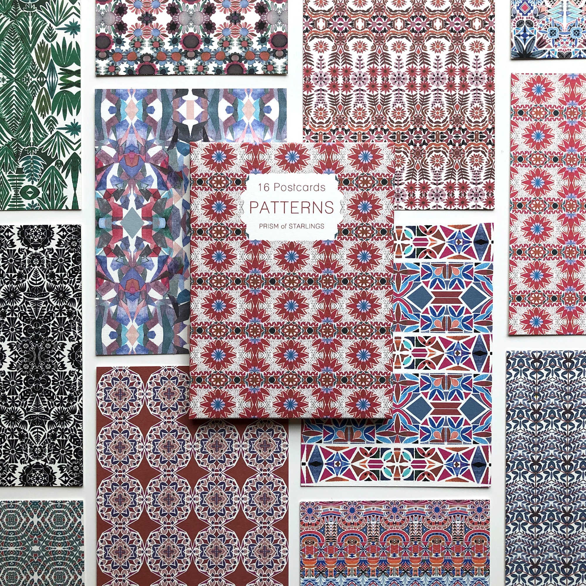Patterns Postcards - Etsy