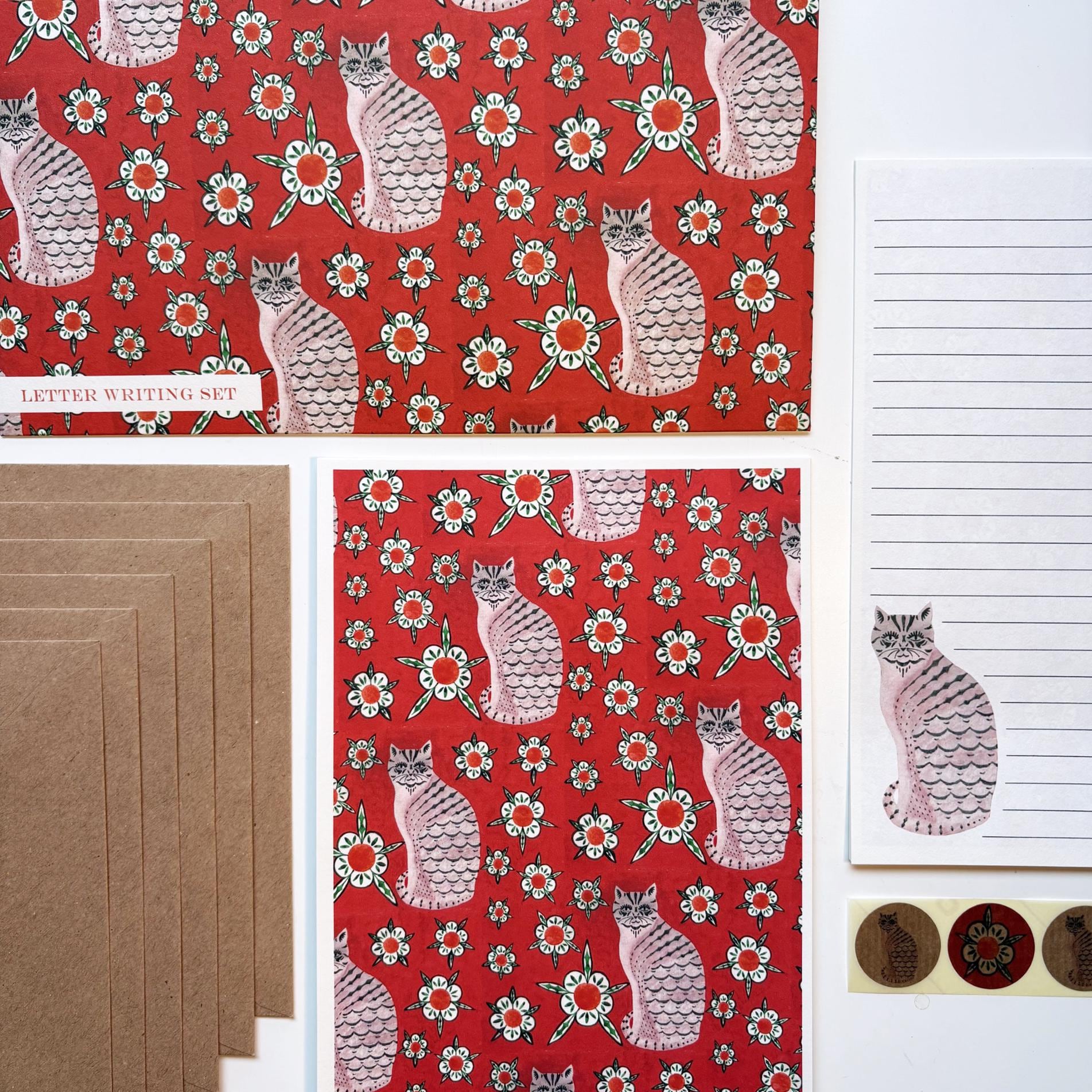 Letter Writing Set - Quiet World of Cats