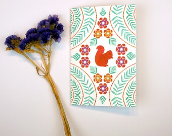 Quaderno A6 - Squirrel Twirl