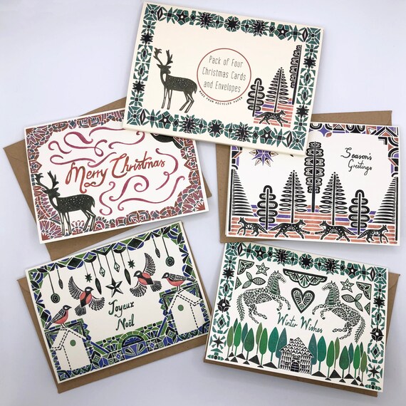 Christmas cards etsy Clearance