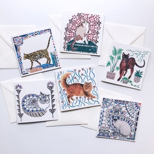 Mini cartes - Chats illustrés
