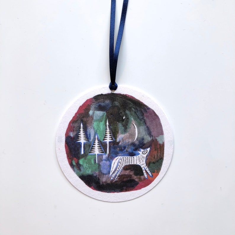 Wolf in the Forest Gift Tags Set of 3