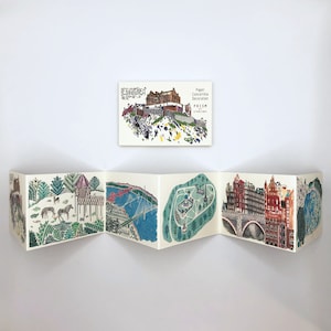 Mini libro de concertina - Edimburgo