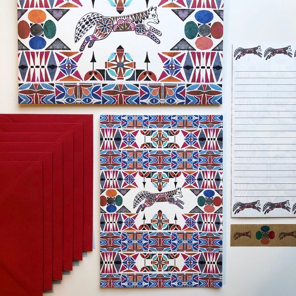 Fox Writing Paper - Etsy