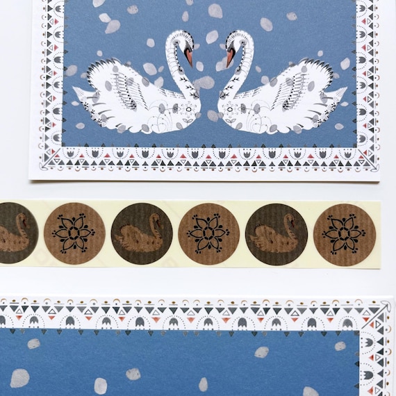 手紙書きセット - 白鳥 - Etsy 日本