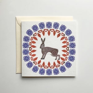 Spirograph Hare Mini Card