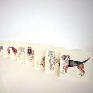 Mini Cards - Illustrated Dogs