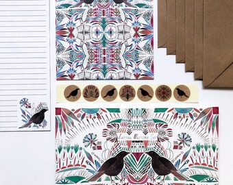 Letter Writing Set - Blackbirds