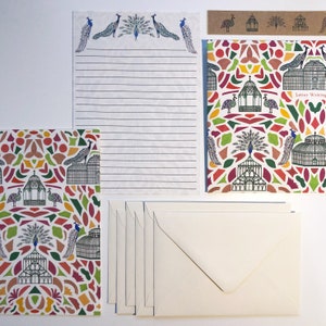 Ensemble d’écriture de lettres - Peacocks & Glass Houses
