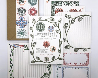 Briefschrijfset - botanisch