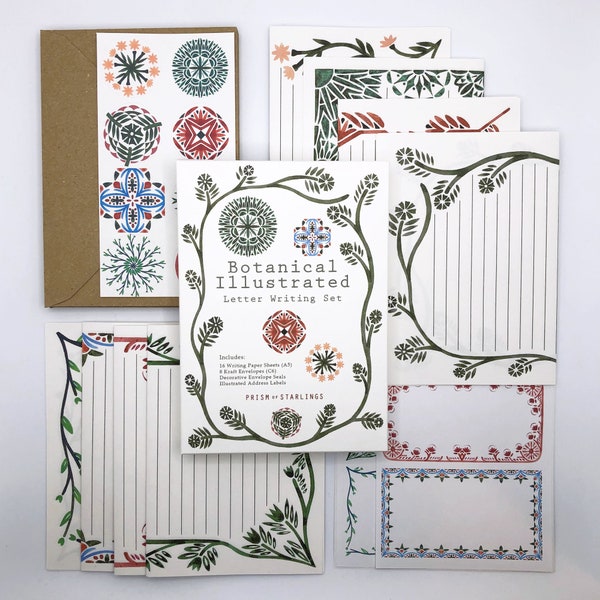 fancy writing paper printable Letter Writing Kit - Botanical
