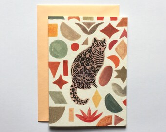 Greeting Card - Complexities Cat