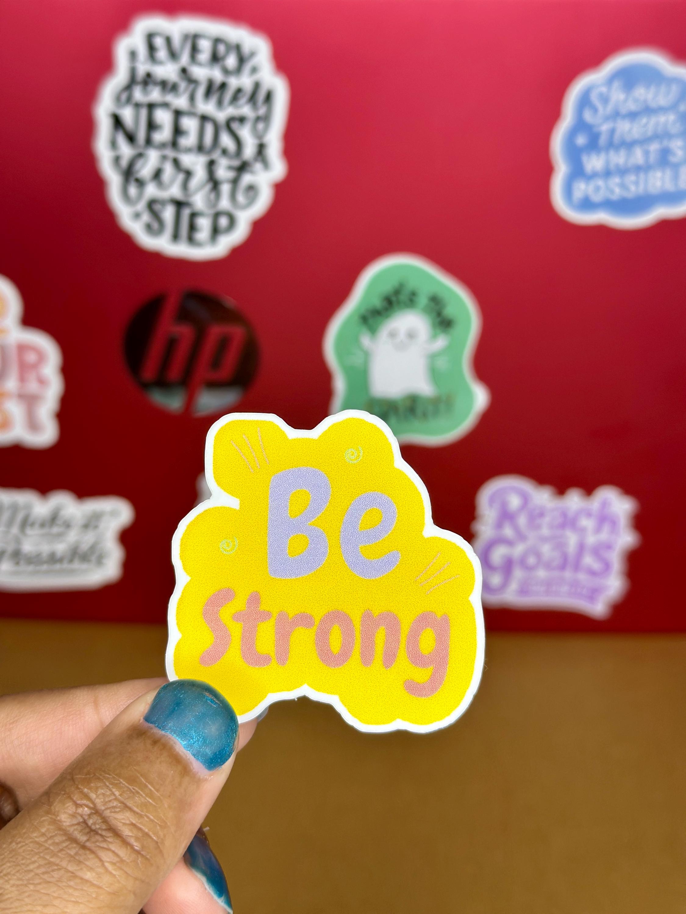 Getting Strong Stickers Be Strong Sticker - Etsy